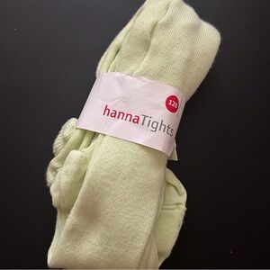 NWT HANNA ANDERSSON Light Green TIGHTS 120cm
